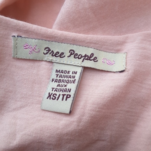 Free People 100% Cotton Short Sleeves Top - Picture 4 of 5